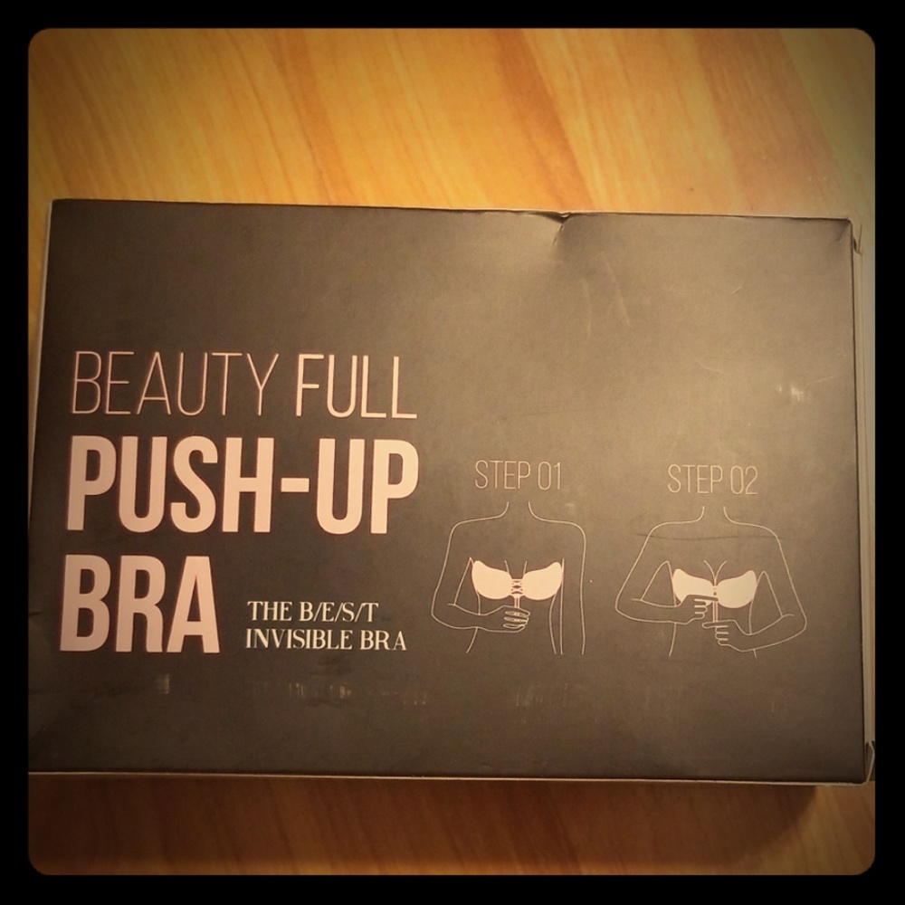 Invisible push-up bra